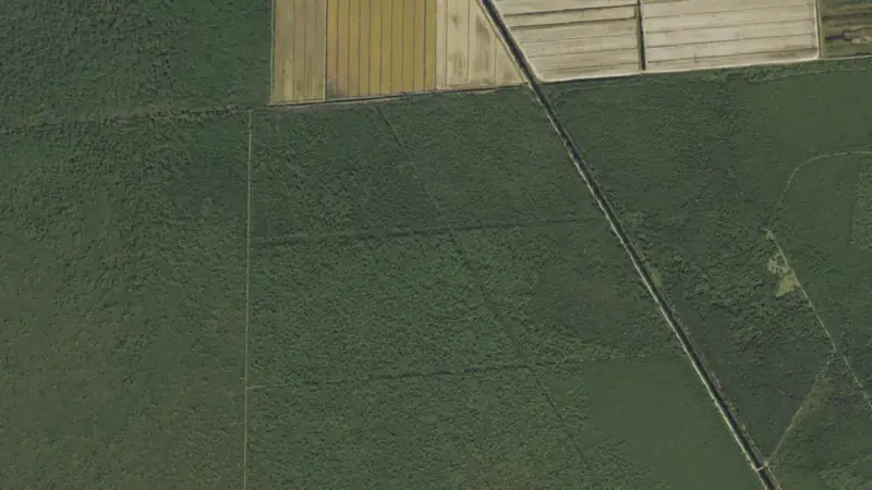 Aerial photo of Hyde County, North Carolina